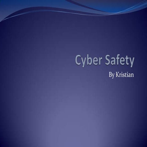 Kristian on cyber safety