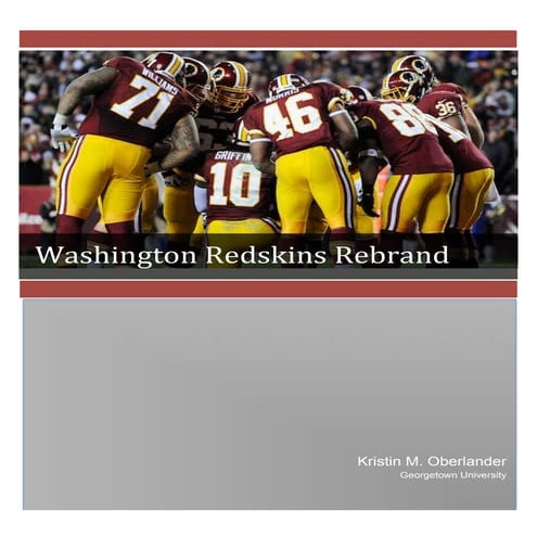 Washington Redskins Rebrand Plan