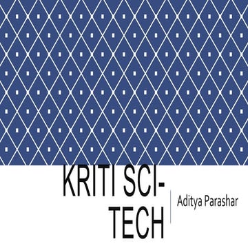 Kriti Scitech Quiz