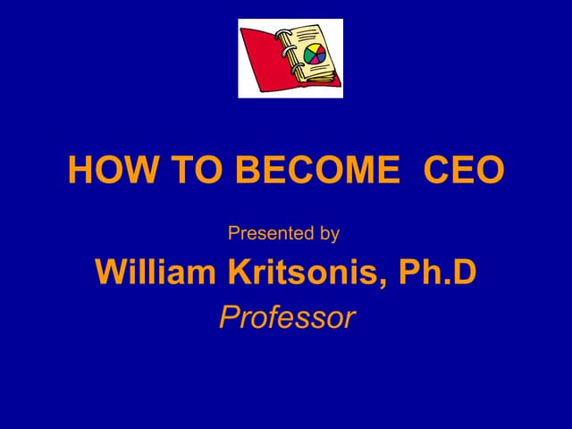 Kritsonis   ceo