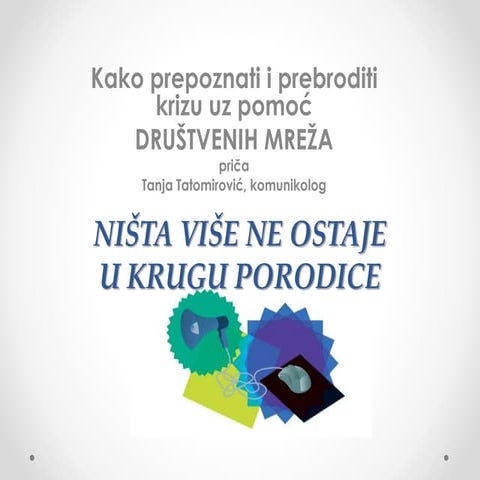 Krizna komunikacija na webu - BRZINOM SKRINŠOTA 