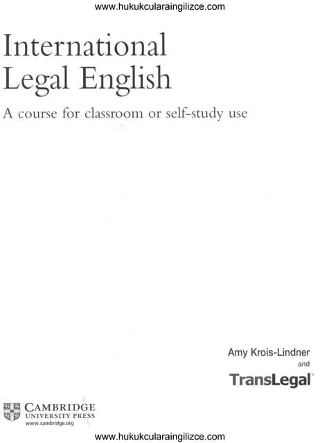 TEST OF LEGAL ENGLISH SKILLS | PDF