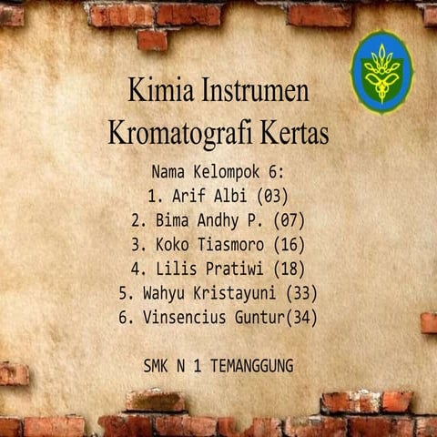 KROMATOGRAFI KERTAS