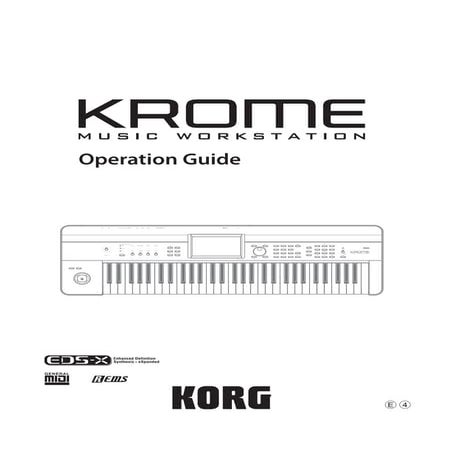 Krome music workstasion 73key