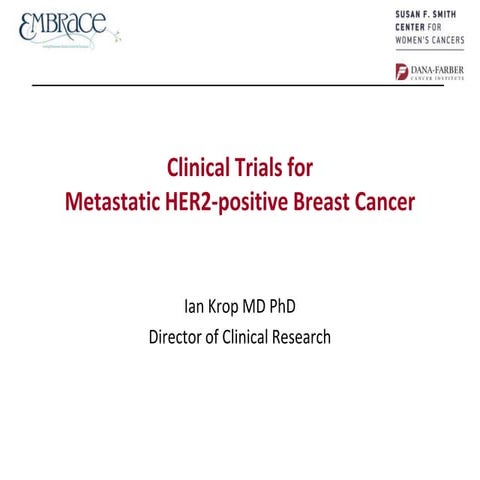 Clinical Trials for Metastatic HER2-positive Breast Cancer
