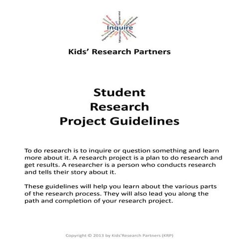 Krp research guidelines october 7, 2013