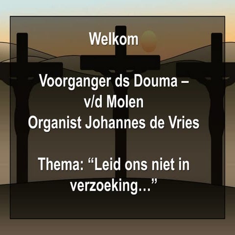 Lied ons niet in verzoeking | PPT