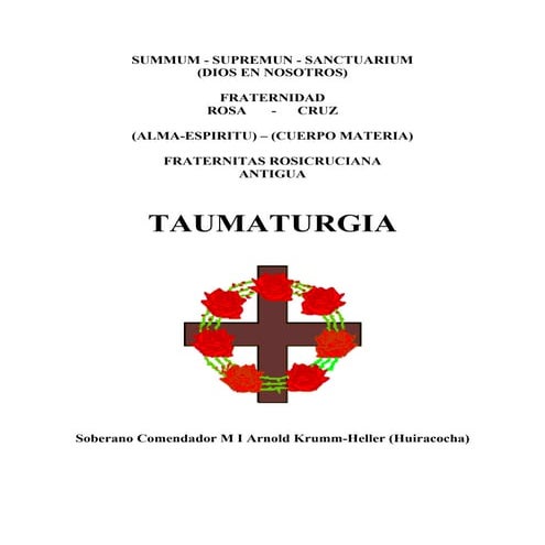 Krumm heller   curso de taumaturgia