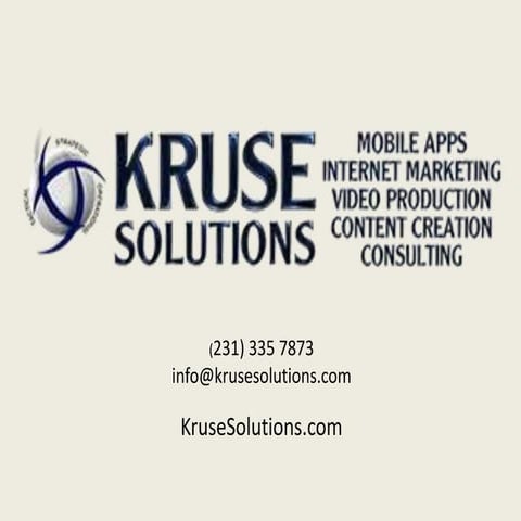 Kruse Solutions, LLC Marketing for Lawyers PowerPoint