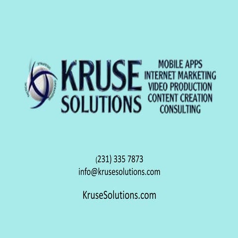 Kruse Solutions, LLC Marketing for Dentists PowerPoint