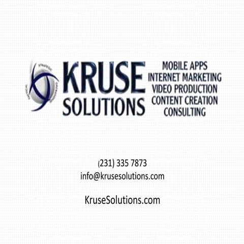Kruse Solutions, LLC Marketing for Accountants PowerPoint