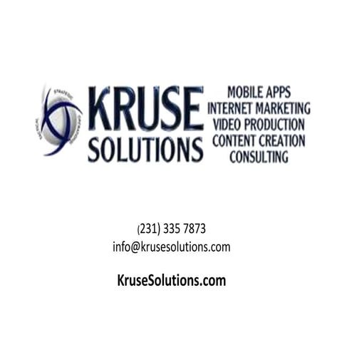 Kruse Solutions, LLC Marketing for Chiropractics PowerPoint