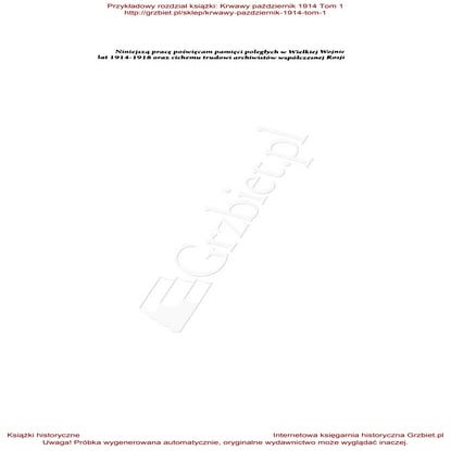 Krwawy pazdziernik-1914-tom-1