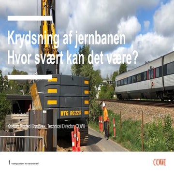 Krydsning af jernbanen - hvor svært kan det være?