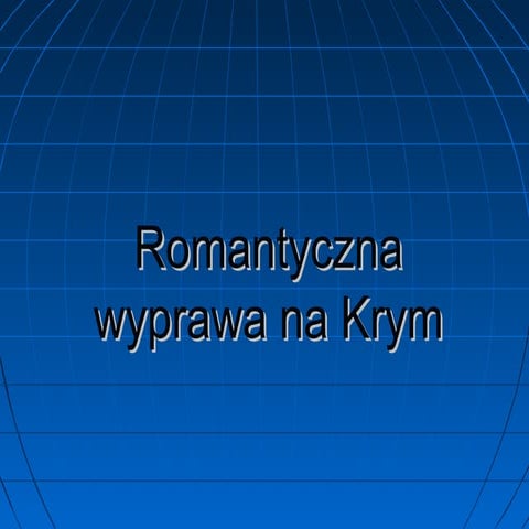 Crimea intelligence overview