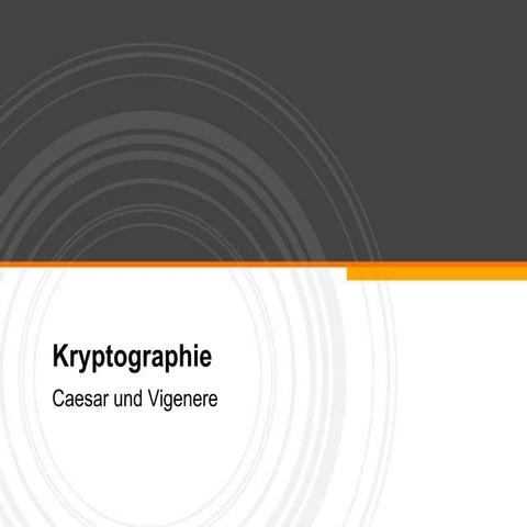 Kryptographie | PPTX