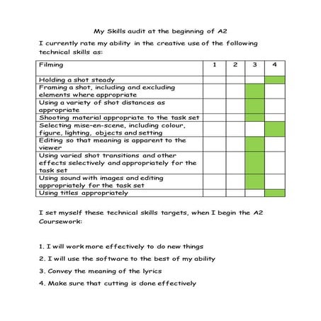 Krysalyn Skills Audit