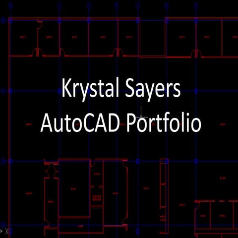 Krystal Sayers AutoCAD Portfolio