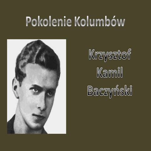 Krzysztof Kamil Baczyński