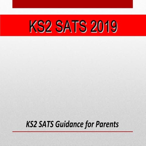 Ks2 sats meeting 2019