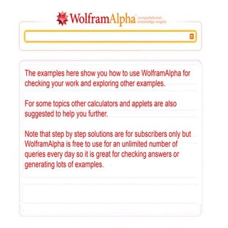 WolframAlpha - KS3 part 1