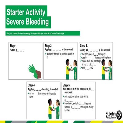 ks4-bleeding.pptx first aid how to manage injuries