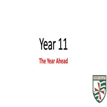 KS4 information evening year 11