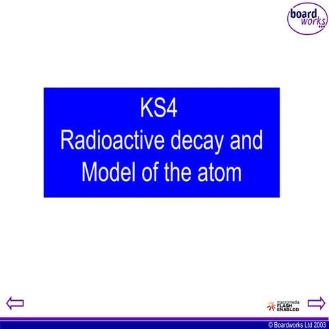 Radioactivity and decay processes and its types details