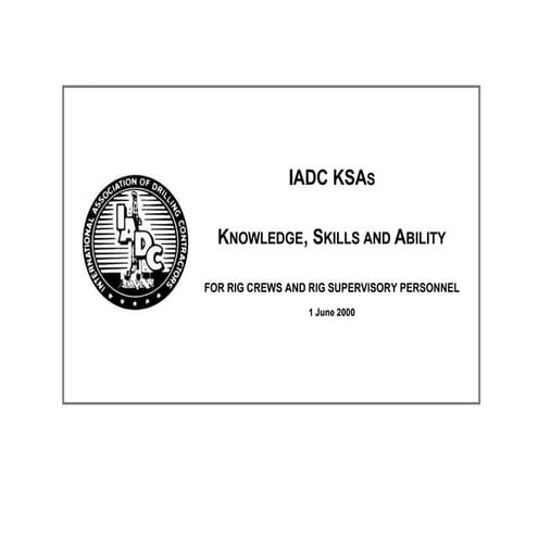 IADC - KSA Book
