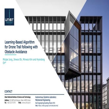 Trail following and obstacle avoidance