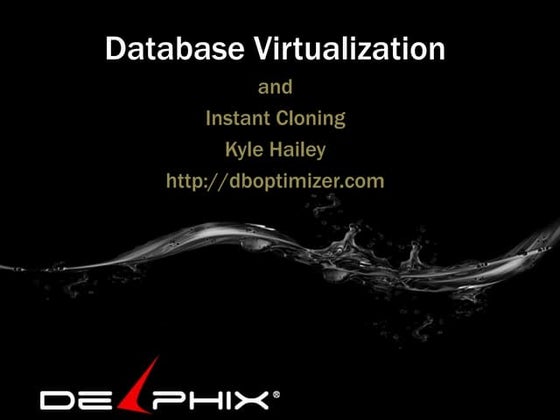 Delphix Workflow for SQL Server | PPT