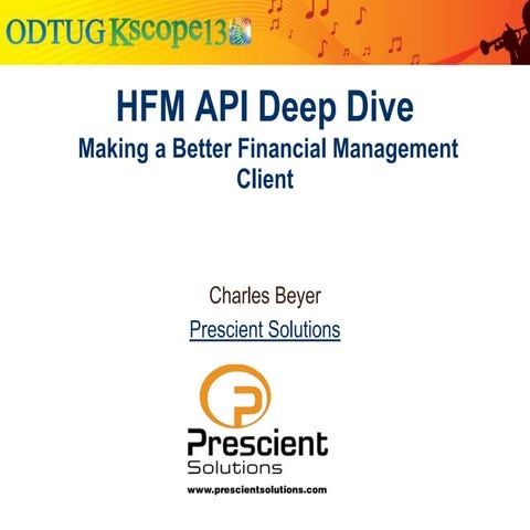 Kscope presentation 2013