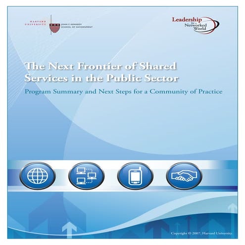 Next Frontier of Shared Services in the Public Sector