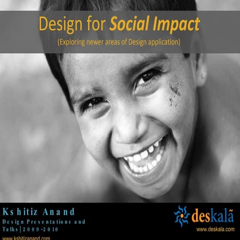 Design for Social Impact - An Introduction | PPT | Technology & Computing