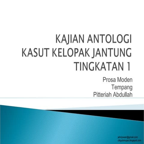 Pengenalan Prosa Tradisional | PPT