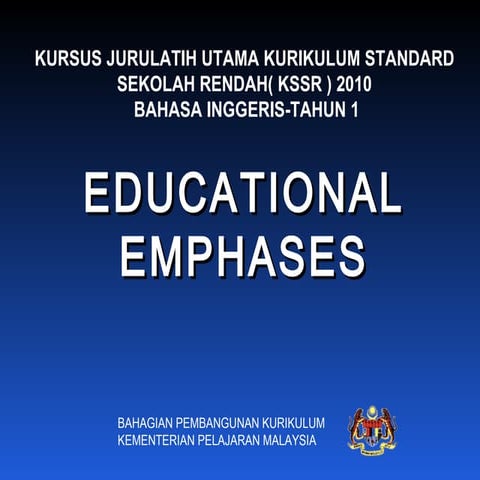 KSSR English Pedagogy