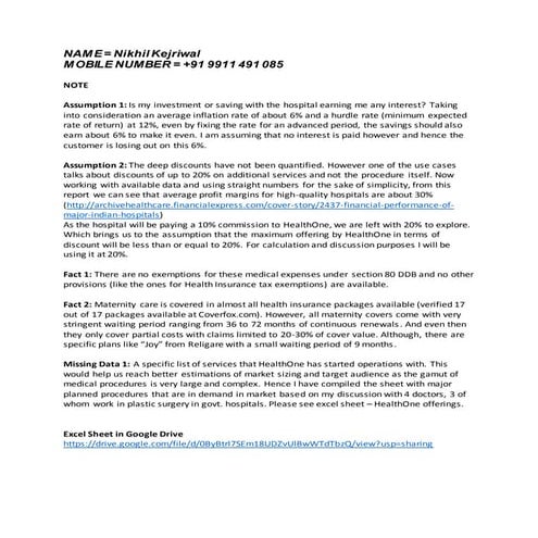 HealthOne Case Study Solution 