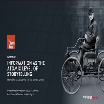 Information as the Atomic Level of Storytelling