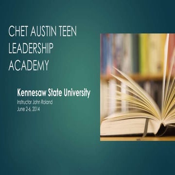 Teen Leadership Academy PPT -day3