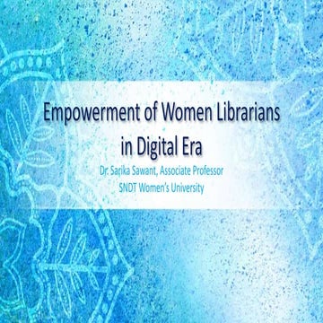Empowerment of Women in Digital Erapptx