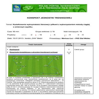 Kształtowanie wytrzymałości tlenowe...