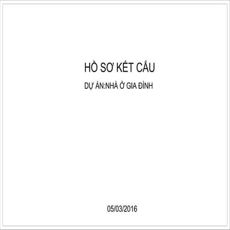 Kết cấu nhà phố - Nguyễn Văn Khánh