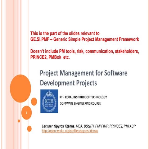 Ktenas managing projects_kth_v3(for_slideshare)