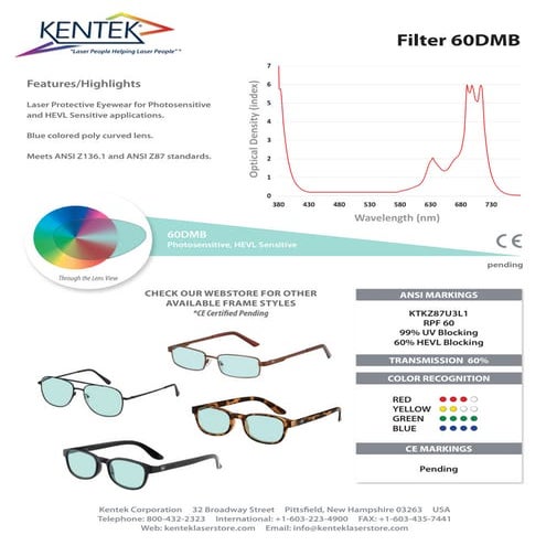 Photosensitive & HEVL Sensitive Eye Wear