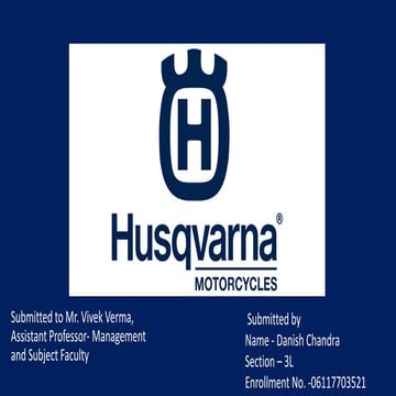 KTM Husqvarna SWOT  Analysis  Case Study.pptx