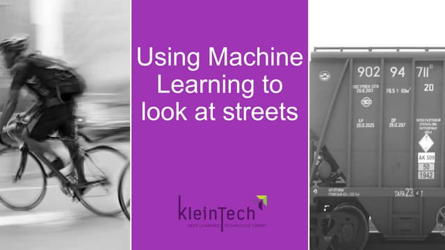 KleinTech using machine vision and learning 4 streets