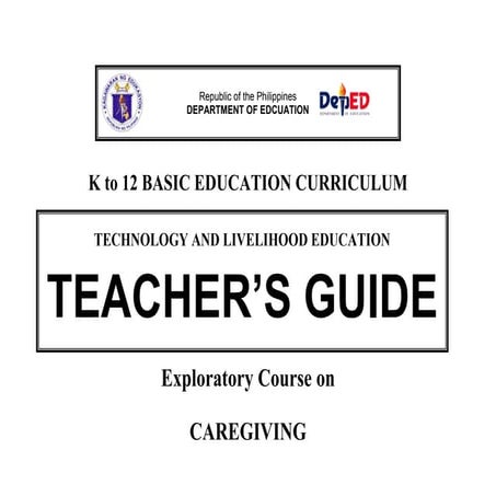 K to 12 caregiving teacher's guide
