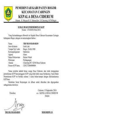 Ktp sementara | DOC