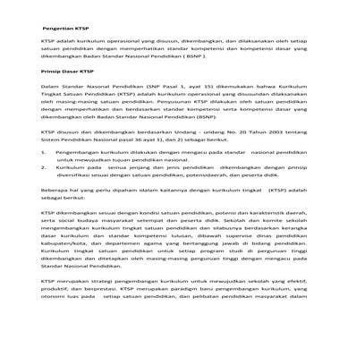 Kurikulum tingkat satuan pendidikan (ktsp) | PPTX