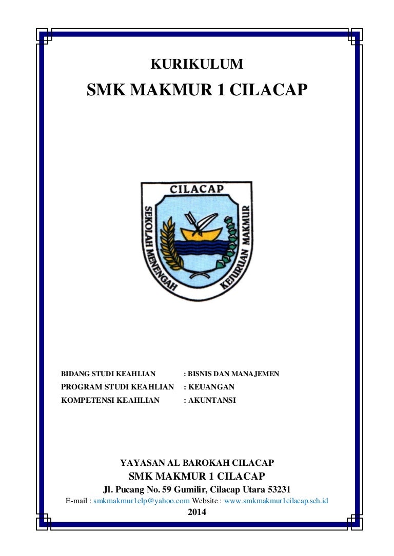 Ktsp Akuntansi Smk Makmur 1 Cilacap 1